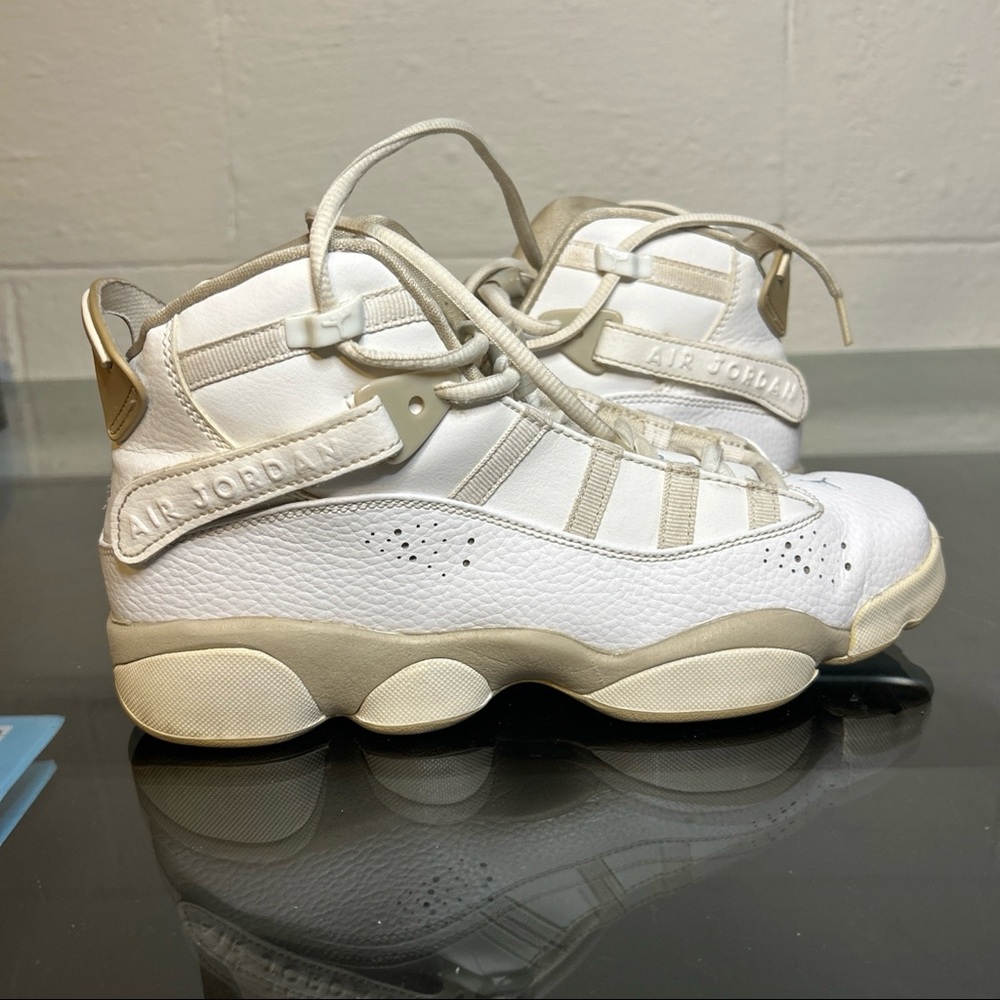 Air Jordan Six Rings GG Size 7Y White/Sand